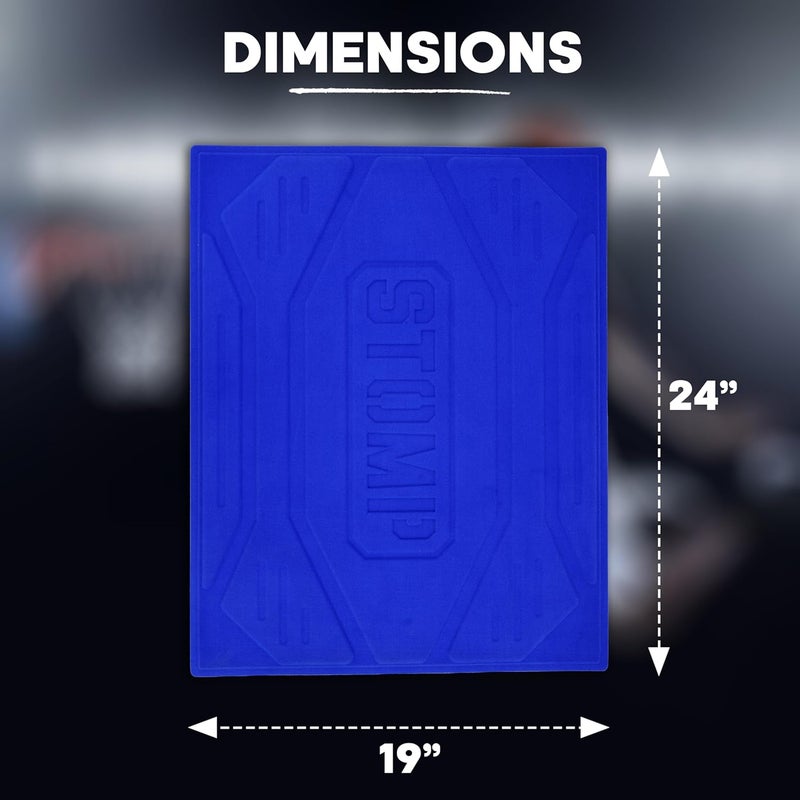 STOMP Store Athletics: Reusable Large Traction Mat for Volleyball & Basketball Shoes - Alternative for Basketball Sticky Mats for Shoes - Durable & Non-Slip Shoe Cleaning Pad - 24"x19" - Image 3